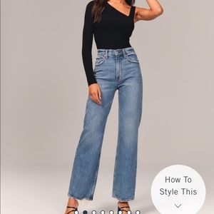 Abercrombie 90s relaxed Jean high rise
